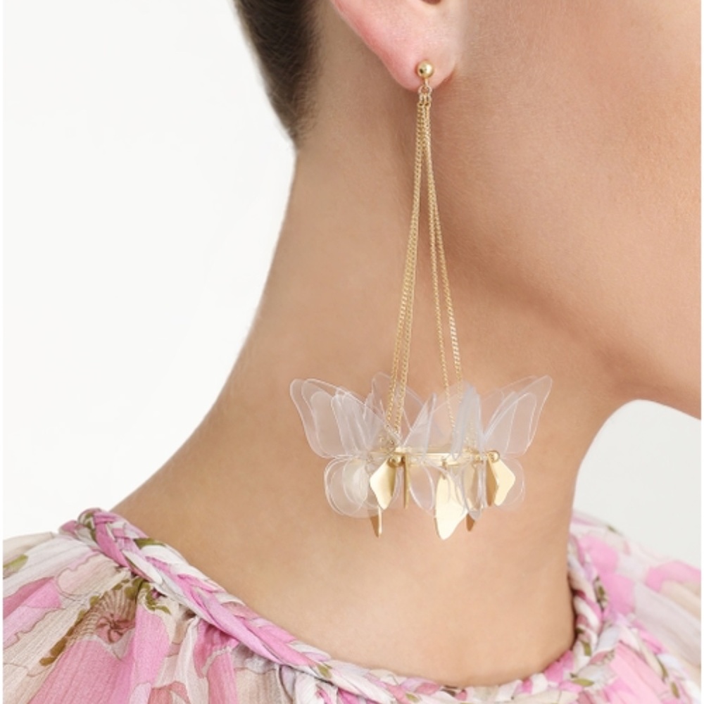 Zimmermann Butterfly Chandelier Earrings